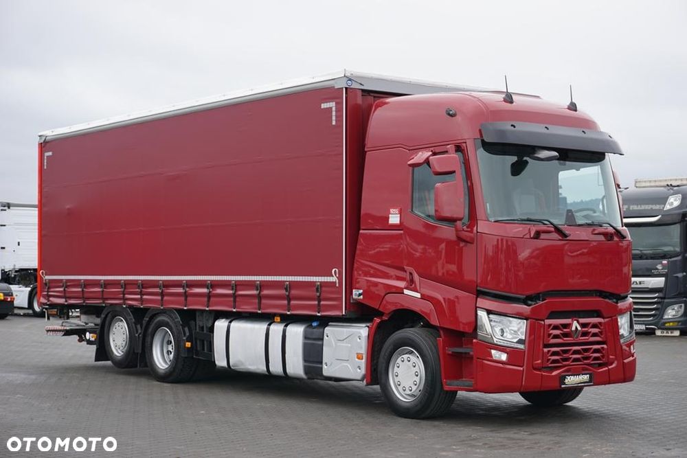 Renault T 380 / ACC / E 6 / FIRANKA + WINDA / 20 PALET / DŁ. 8,2 M / OŚ SKRĘTNA - 1