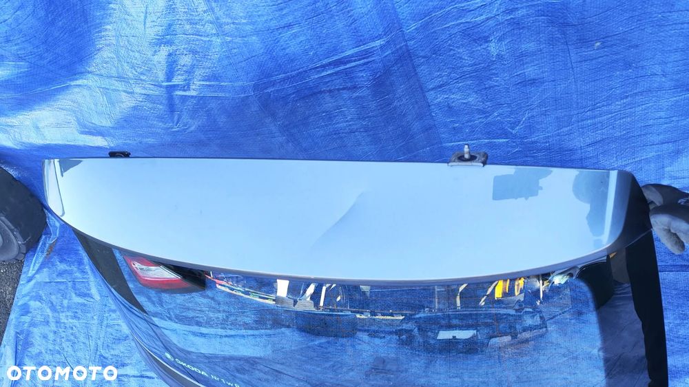 KLAPA KAMERA COFANIA ZDERZAK CZUJNIKI PDC PAS TYLNY WZMOCNIENIE BELKA LAMPA LEWY TYŁ KOMPLETNY ZESTAW DUPA ORYGINALNY LAKIER LF7Y SKODA FABIA III 3 6V LIFT HB 5D - 22