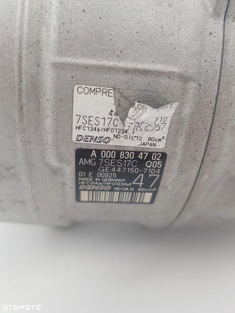ORYGINALNA SPRĘŻARKA KOMPRESOR KLIMATYZACJI MERCEDES M177 4.0V8 A0008304702 - 6