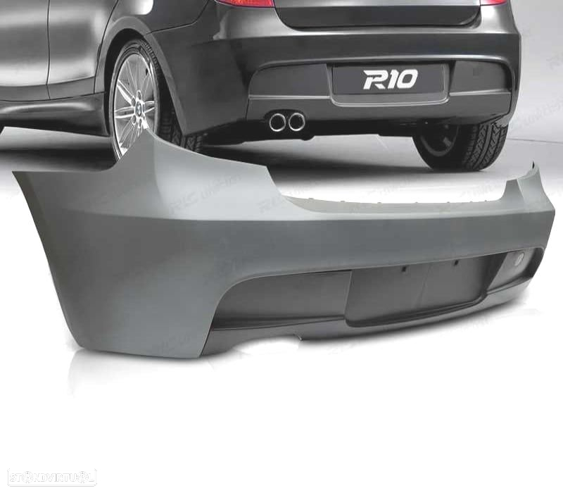 PÁRA-CHOQUES TRASEIRO BMW E87 E81 04-11 SEM PDC LOOK M - 4