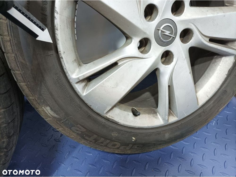 OPEL ASTRA J FELGI ALUMINIOWE Z OPONAMI 13367272 225/50 R17 5X115 - 8