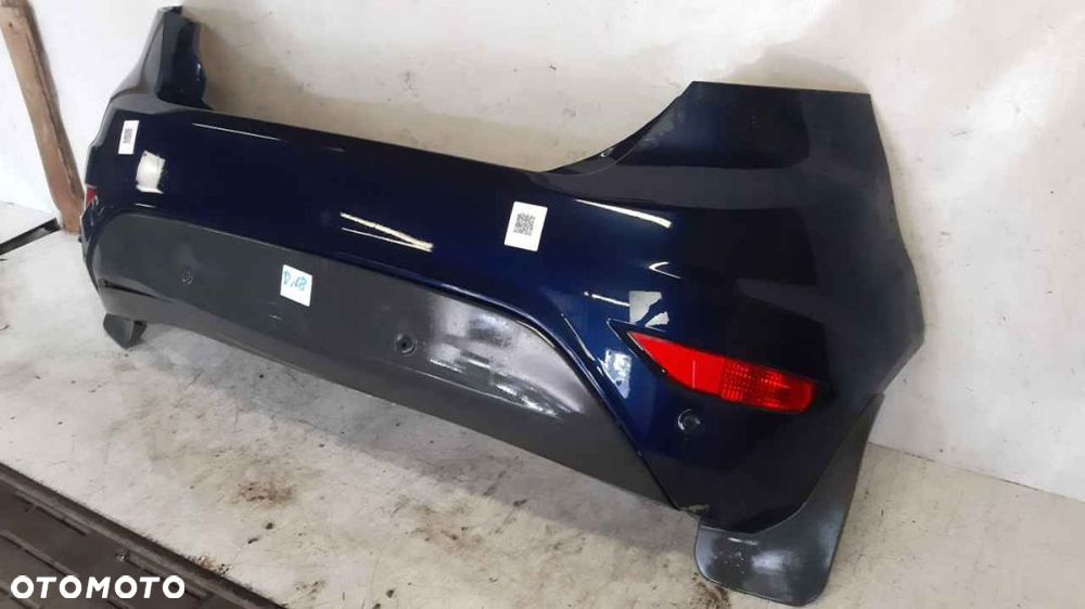* ZDERZAK TYŁ TYLNY DO FORD FIESTA MK7 7 VII NIEBIESKI GRANATOWY PDC CZUJNIKI - 4