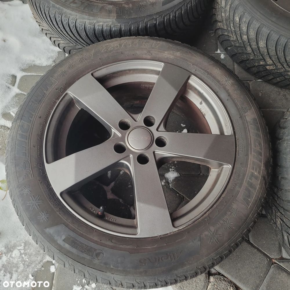 CITROEN C5 III X7 DEZENT FELGI ALUMINIOWE ALUSY KOŁA 17 CALI 5X108 ZIMA - 6
