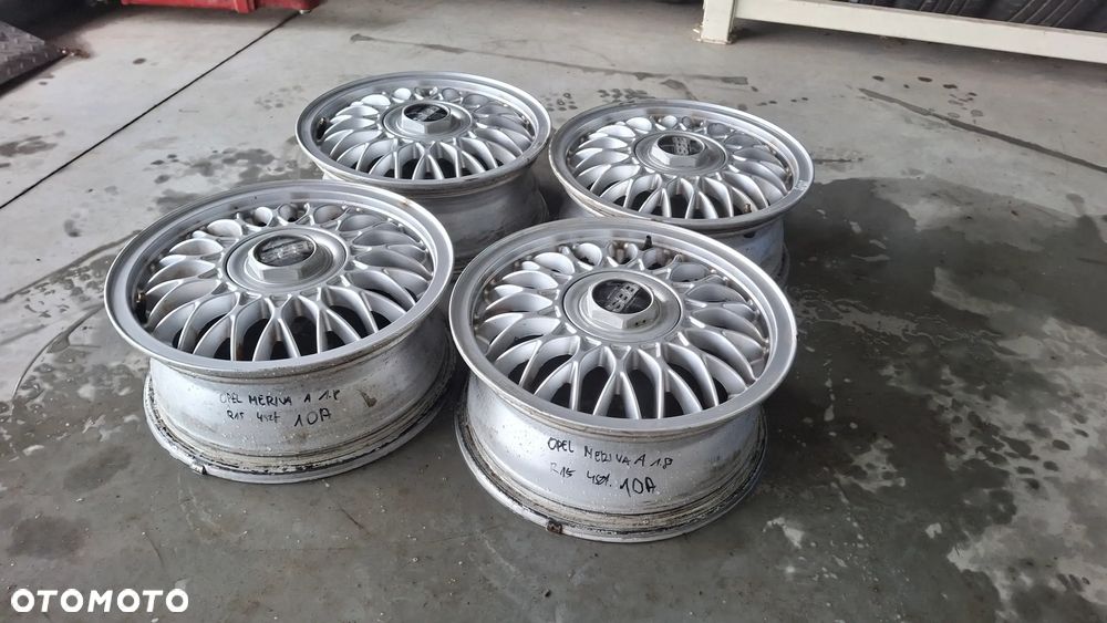 4szt Oryginalne Felgi Aluminiowe VW BBS 15" 4x100 ET45 6J OEM 1H0601025L Golf III Vento Montaż Wysyłka 10A - 5