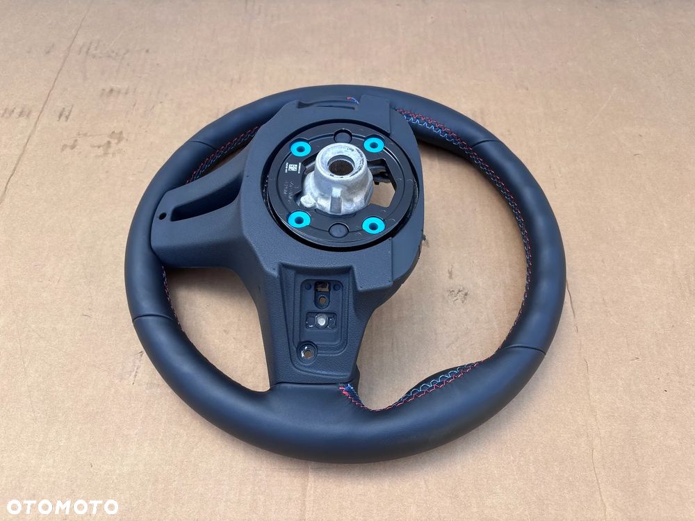 BMW X5 G05 X6 G06 X7 G07 Lift LCI Kierownica Sportowa M Ładna Nić Czerwono Niebieska Oryginalna 5A4B4A7 32305A4B4A7 Wibracje Łopatki 3085928 - 9