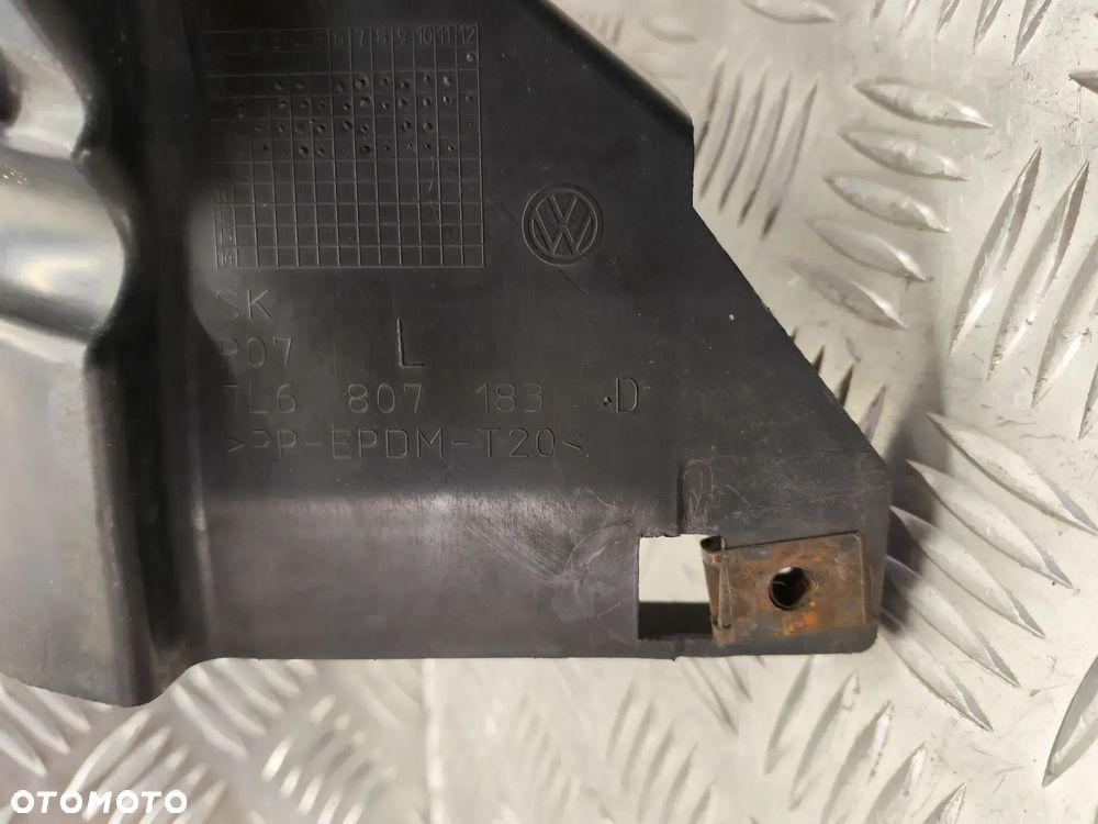 VW TOUAREG 7L LIFT 06-09R SLIZG MOCOWANIE ZDERZAKA LEWY 7L6807183 D - 8