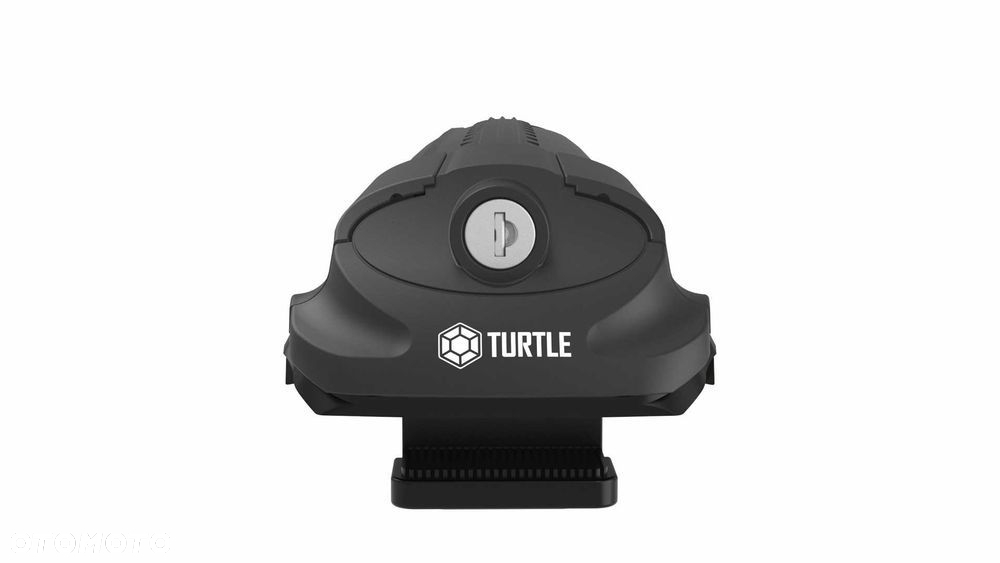 Bagażnik bazowy dachowy na relingi Turtle Air zamykany aerodynamiczny - 7