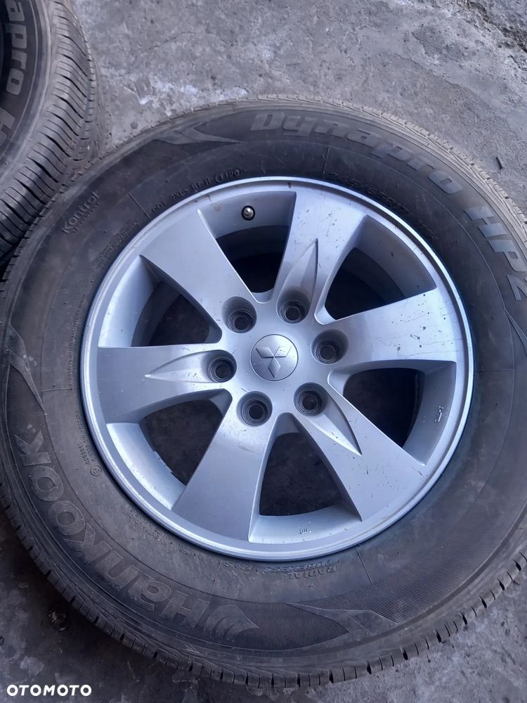 KOŁA FELGI OPONY 17 ALUMINIOWE KOMPLET MITSUBISHI L200 17X7J ET38 6X139,7 - 6