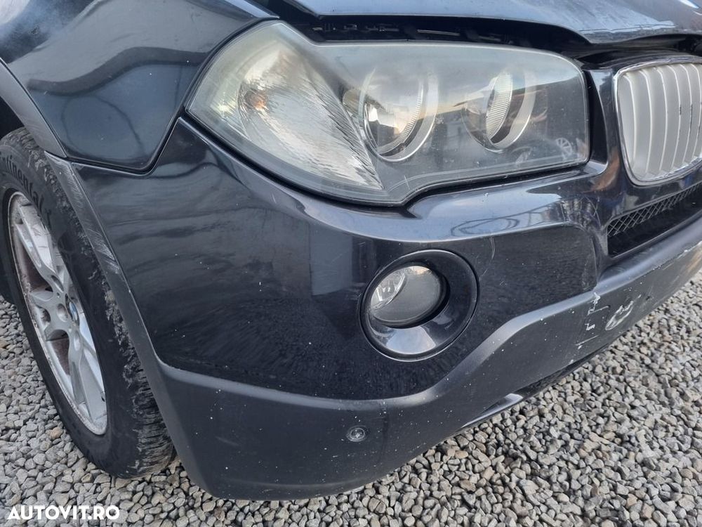Bara fata BMW X3 E83 Facelift 2006 - 2010 Black Sapphire Metallic 475 (1368) Diesel ... - 2