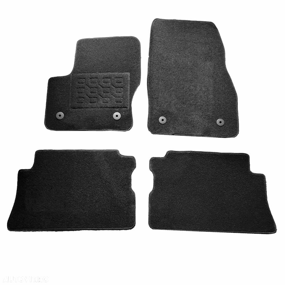 Covorase mocheta Ford Kuga 2 Facelift 2015-prezent, Negre, set de 4 Buc. - 1