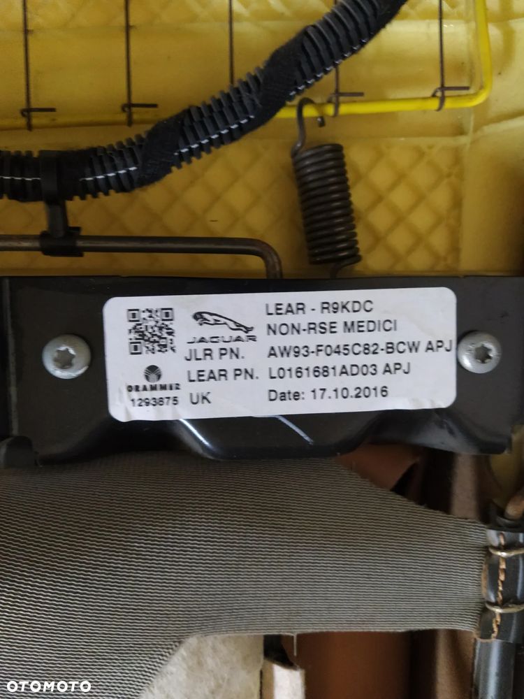 JAGUAR XJ XJR X351 FOTELE LEWA PRAWA PRZÓD PRZEDNIE KANAPA TYŁ TYLNA PODGRZEWANE WENTYLOWANE ELEKTRYCZNE PAMIĘĆ BOCZKI DRZWI KOMPLET ZNACZEK R ORYGINAŁ - 12