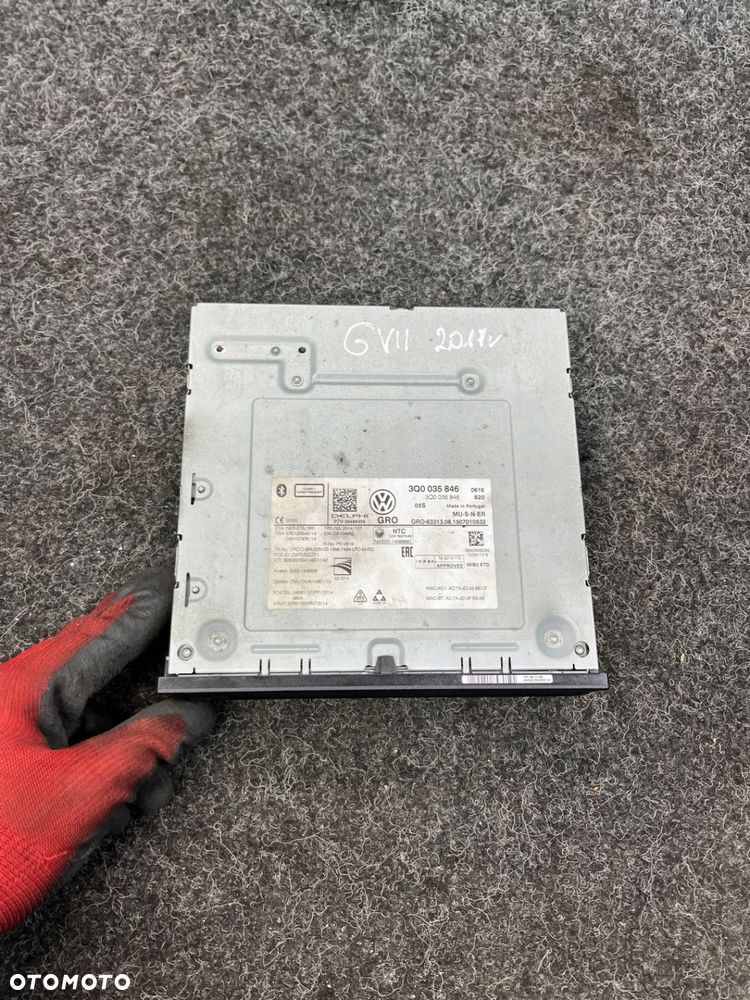 vw golf VII lift navigacja czytnik kart SD 3Q0035846 - 6