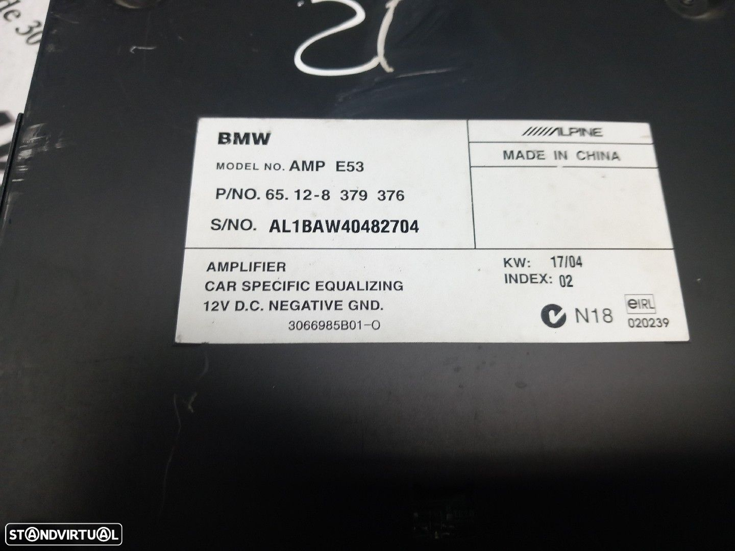 Módulo Som / Amplificador / Rádio Bmw X5 (E53) - 5