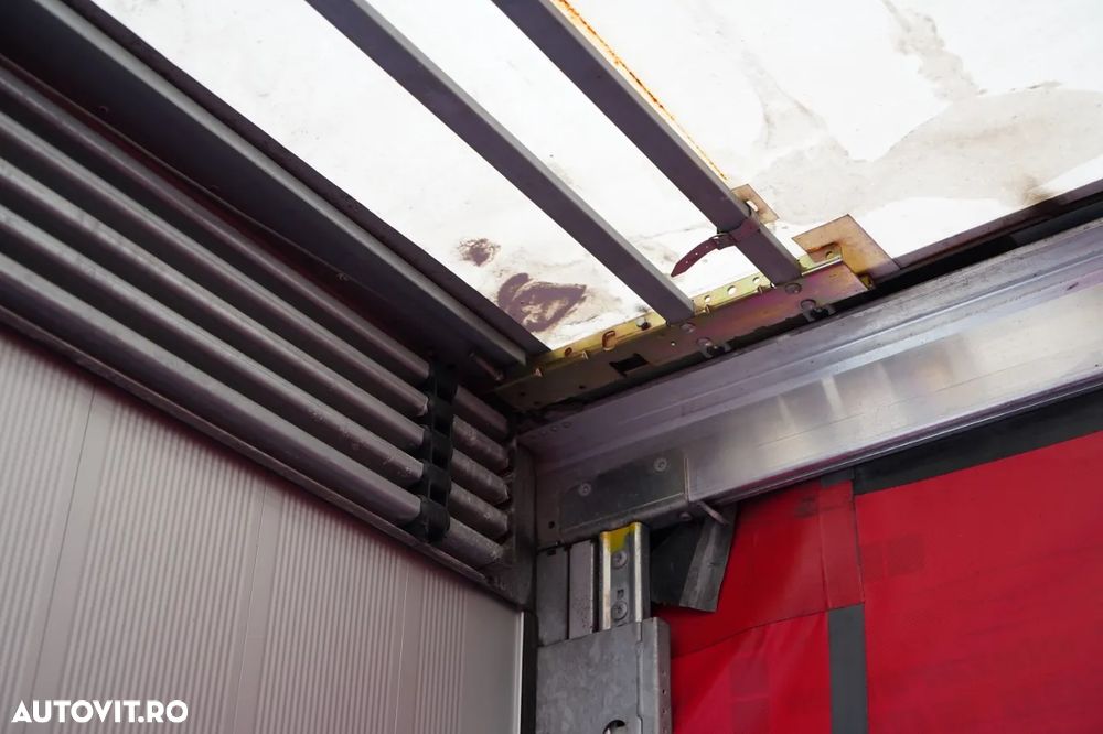 Schmitz Cargobull CORTINĂ / MEGA / PLATĂ JOSĂ / CAMION DIN OȚEL - 9 M / ACOPERIȘ CULISANT / AXĂ CULISANTĂ - 23