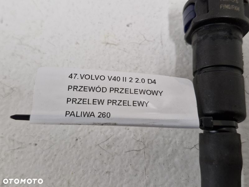 VOLVO V40 II 2 2.0 D4 PRZEWÓD PRZELEWOWY PRZELEW PRZELEWY PALIWA - 5