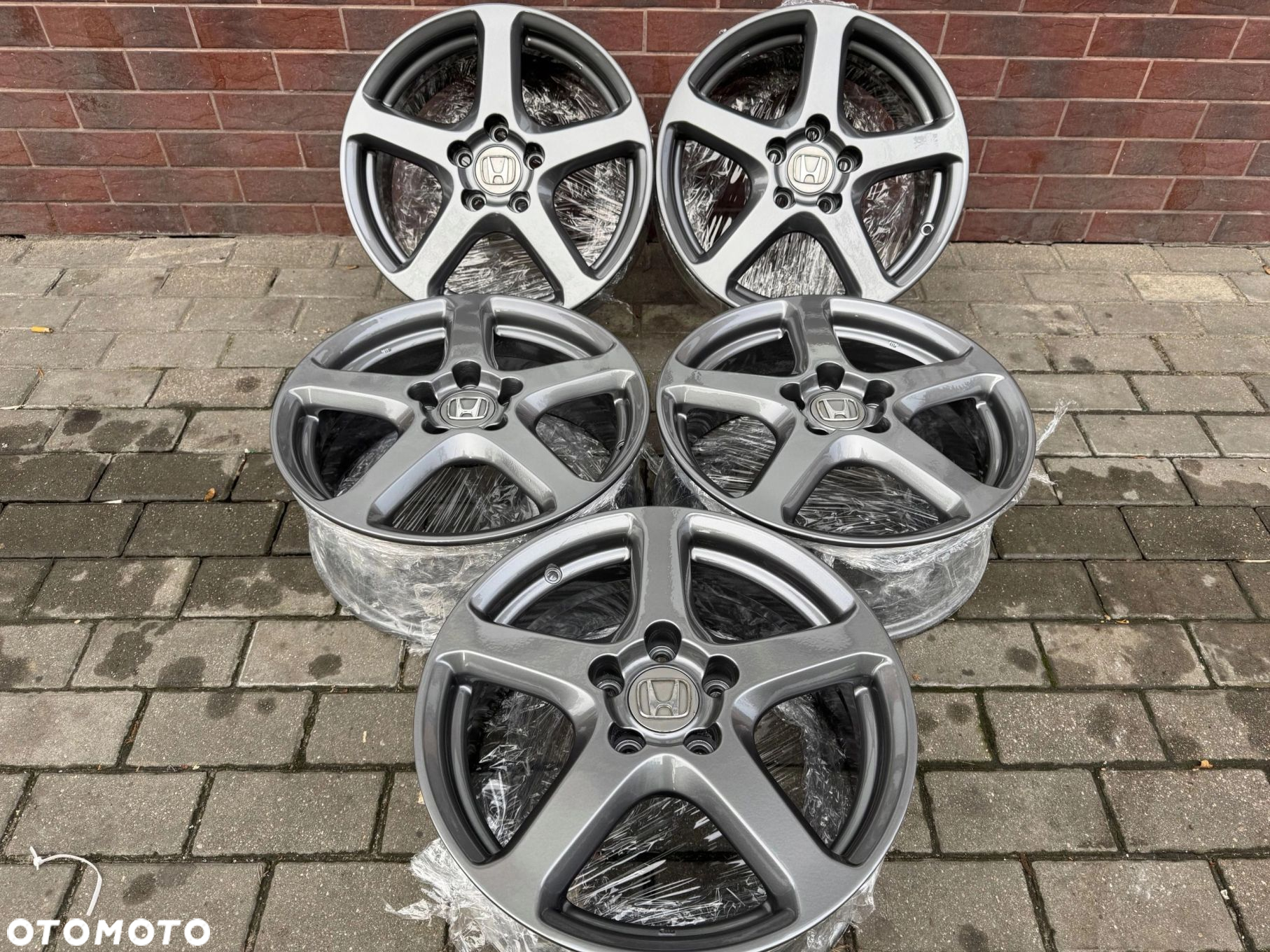 ALU FELGI 17 HONDA ACCORD TYPE S 7J ET55 ORYGINAŁ JAK NOWE 5 SZT CIVIC HRV - 4