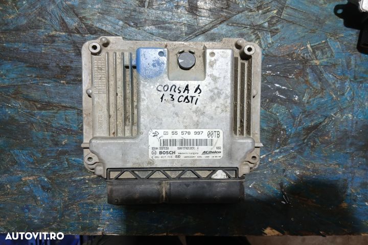 Calculator motor ECU 5578997 0281017713 5578997 0281017713 Opel Corsa - 1