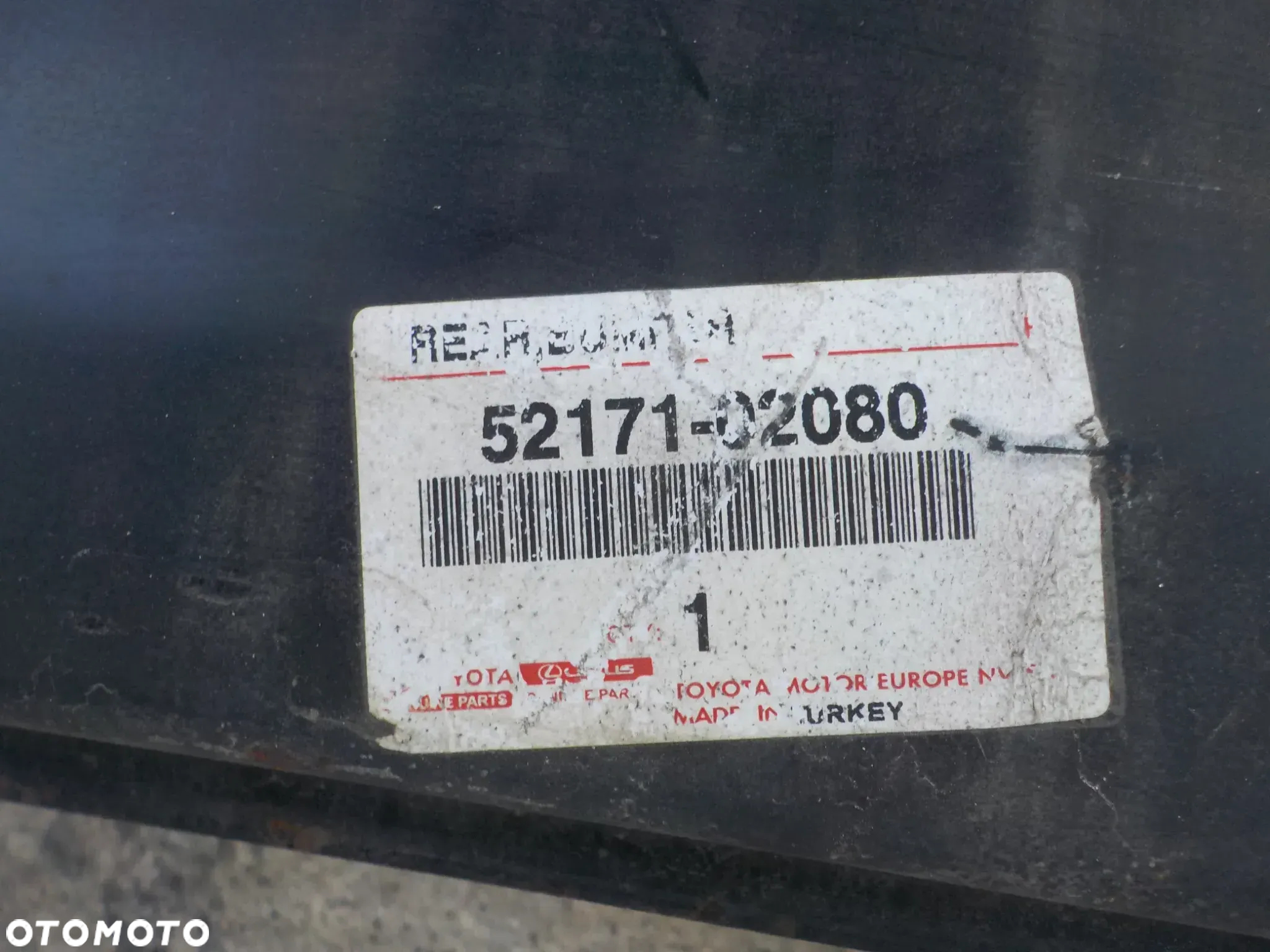 TOYOTA AURIS II 1.8 B KOMBI BELKA ZDERZAKA TYŁ TYLNA 52171-02080 - 3