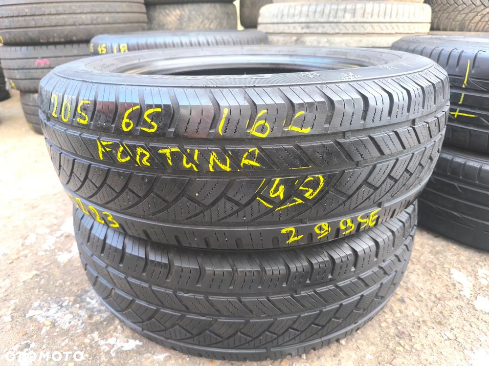 205/65R16C 107/105T 16 C Opony Całoroczne Wielosezonowe FORTUNA ECOPLUS VAN 4S 5,5mm Legnica ALU-RAD 23r. 205/65 - 2
