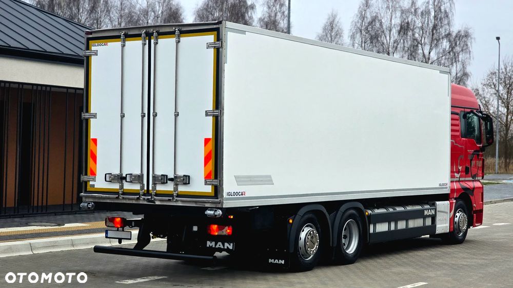 MAN TGX 26.420❗️❗️/ 6x2 / OŚ PODNOSZONA I SKRĘTNA / CHŁODNIA / ZABUDOWA IGLOOCAR 20 PALET / AGREGAT THERMOKING T-1000R / ELEKTRYK / AUTOMAT / 4 RYGLE / SALON POLSKA ❗️ - 5