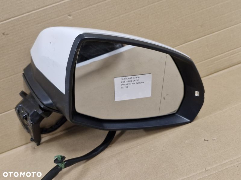 audi q5 2 ii 80a lusterko drzwi prawe 14 pin eu - 8