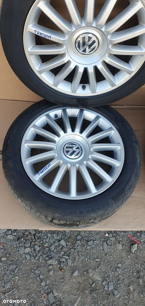 Alufelgi z oponami alusy 5X112 7,5J R17 ET40 VW Phaeton 3D0601025AC - 7