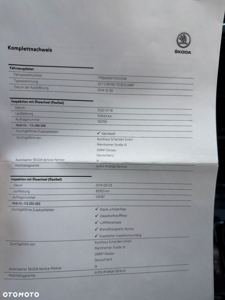 Skoda Octavia 2.0 TDI DSG RS - 28