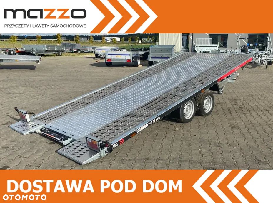 Lorries Dostawa laweta uchylna grawitacyjnie 500x201cm DMC3500kg LAMPY LED, platforma, wypełnienie z blachy alu - 1