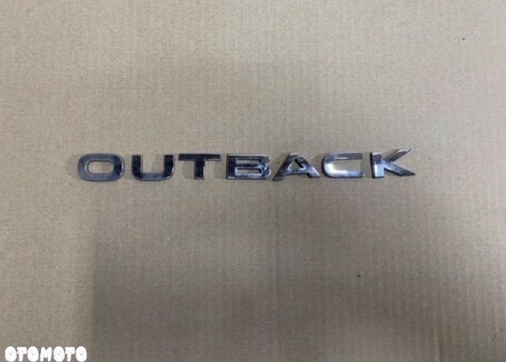 Emblemat znaczek napis OUTBACK Subaru legacy V outback IV - 1