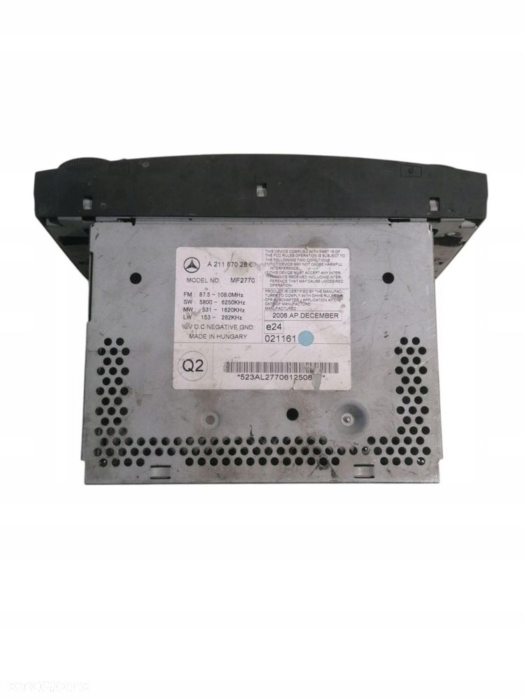 radio cd mercedes w219 1 a2118702880 - 3