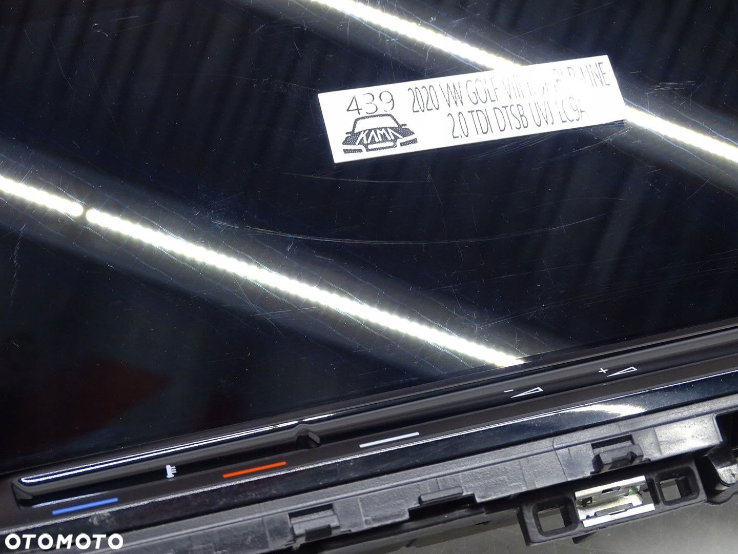 EKRAN WYŚWIETLACZ MONITOR LCD MMI NAVI NAWIGACJI VW GOLF VIII 5H0919605B - 4
