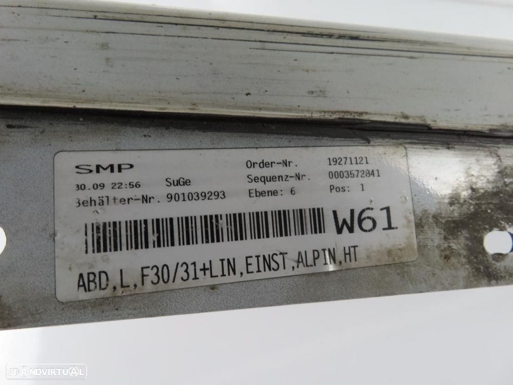 Embaladeira Plástica Esquerda Usado / Original BMW 3 (F30, F80)/BMW 3 Touring (F... - 3