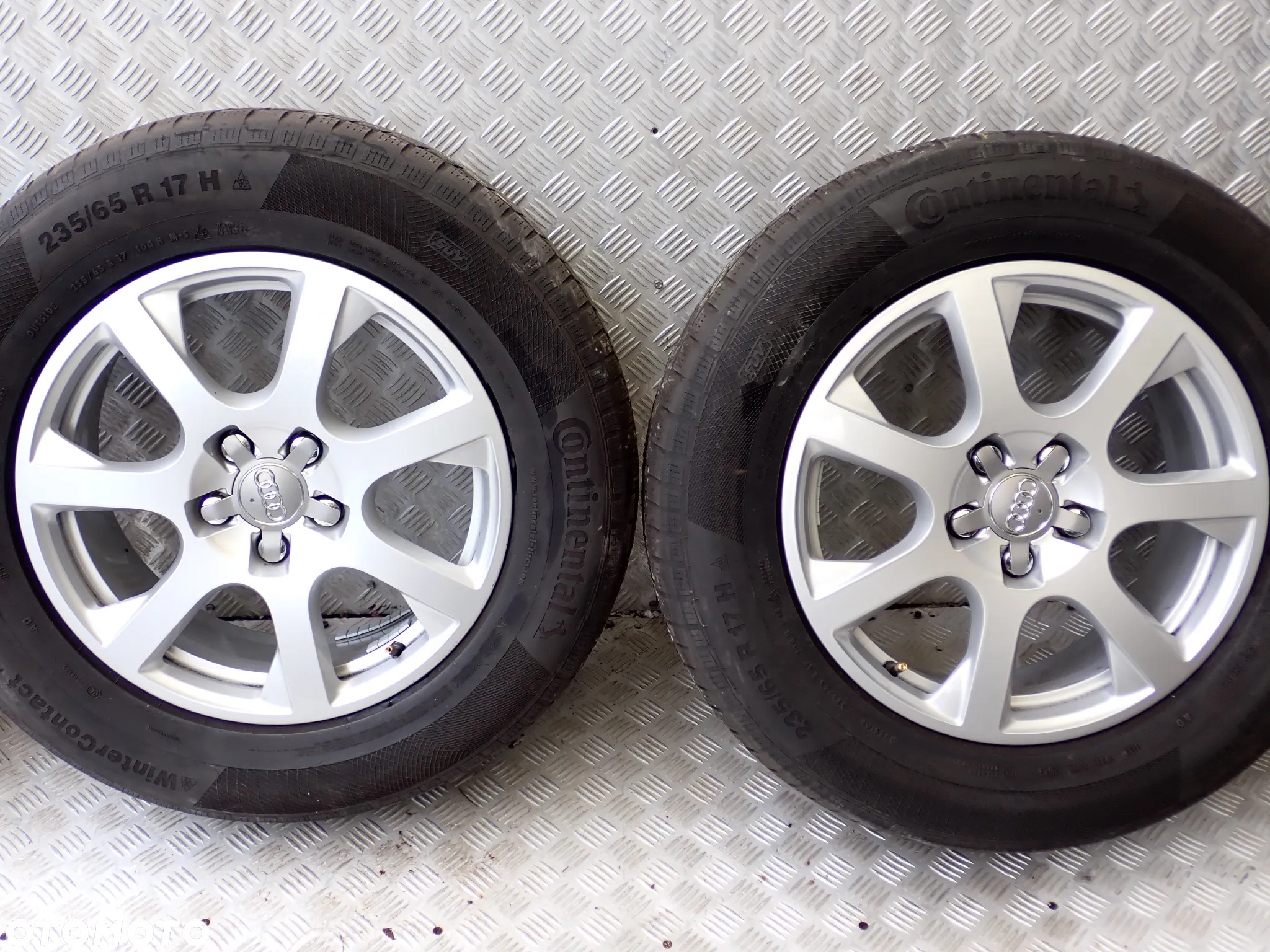 KOŁA FELGI ALUMINIOWE AUDI  7JX17  ET 37  5X112  8R0601025E Z OPONAMI ZIMA 235/65/17 1700 ZŁ - 2