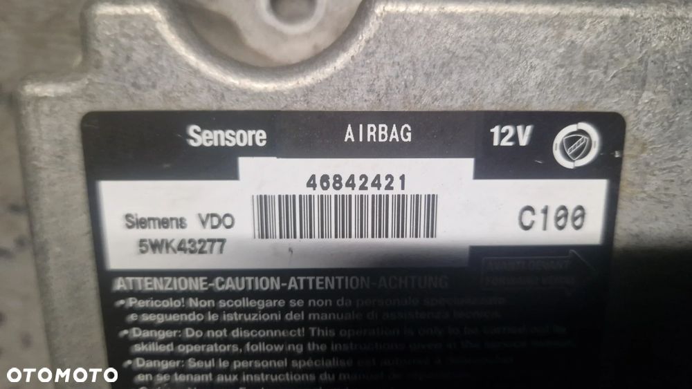 ALFA ROMEO 147 MODUŁ PODUSZEK POWIETRZNYCH 46842421 - 2