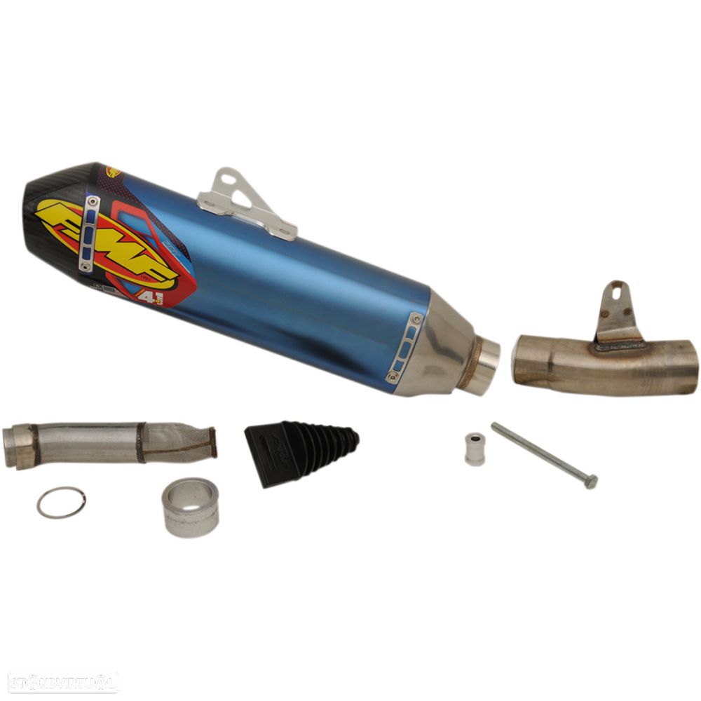 ponteira de escape fmf factory 4.1 rct titanium honda trx 450 - 1