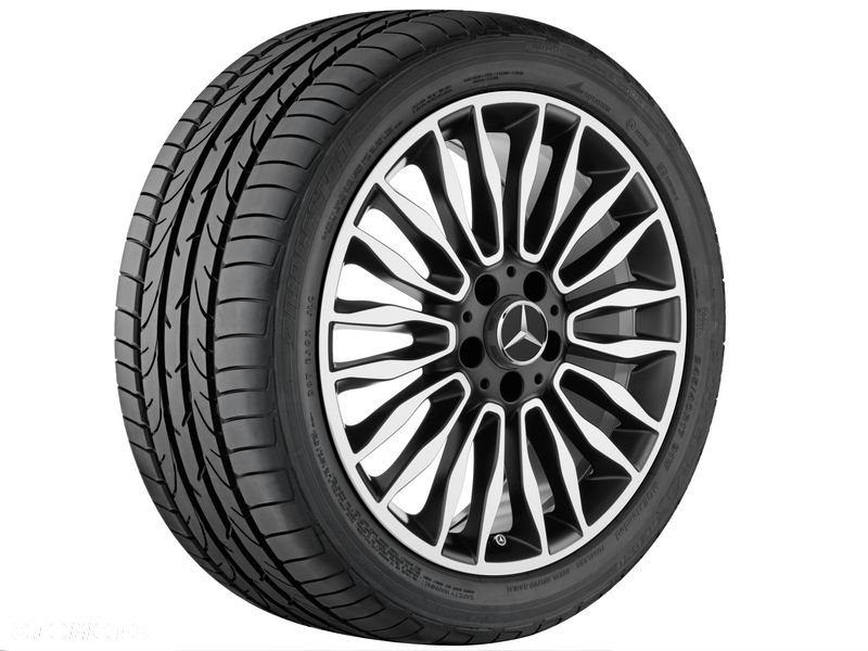 MERCEDES AMG dekielek felgi aluminiowej mat black OE - 3