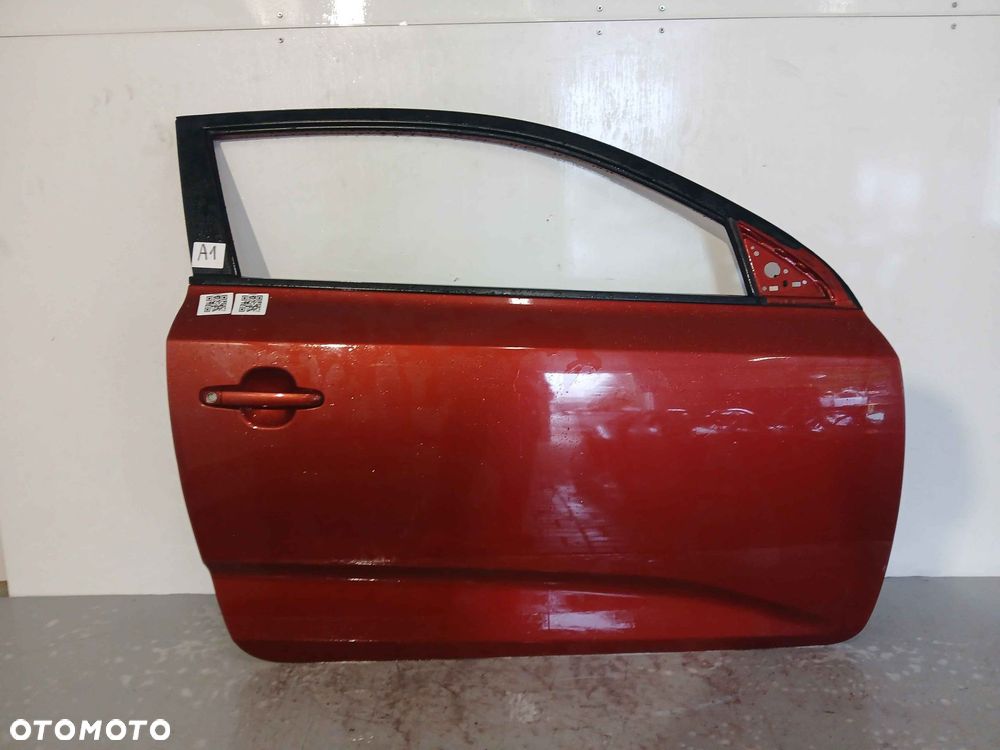 + DRZWI PRZÓD PRZEDNIE PRAWE KIA PROCEED CEED 3D 3 DRZWI HB 04 A4 BORDO BORDOWE - 1