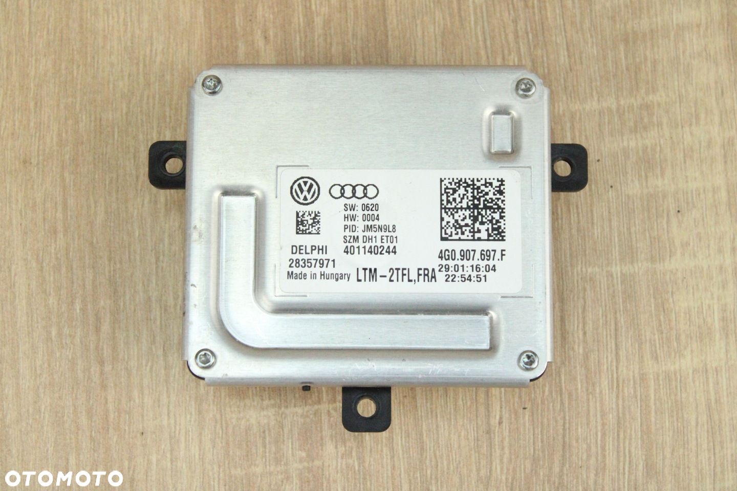 ORYGINALNA PRZETWORNICA MODUŁ LED AUDI A7 C7 4G0907697F 10km - 1