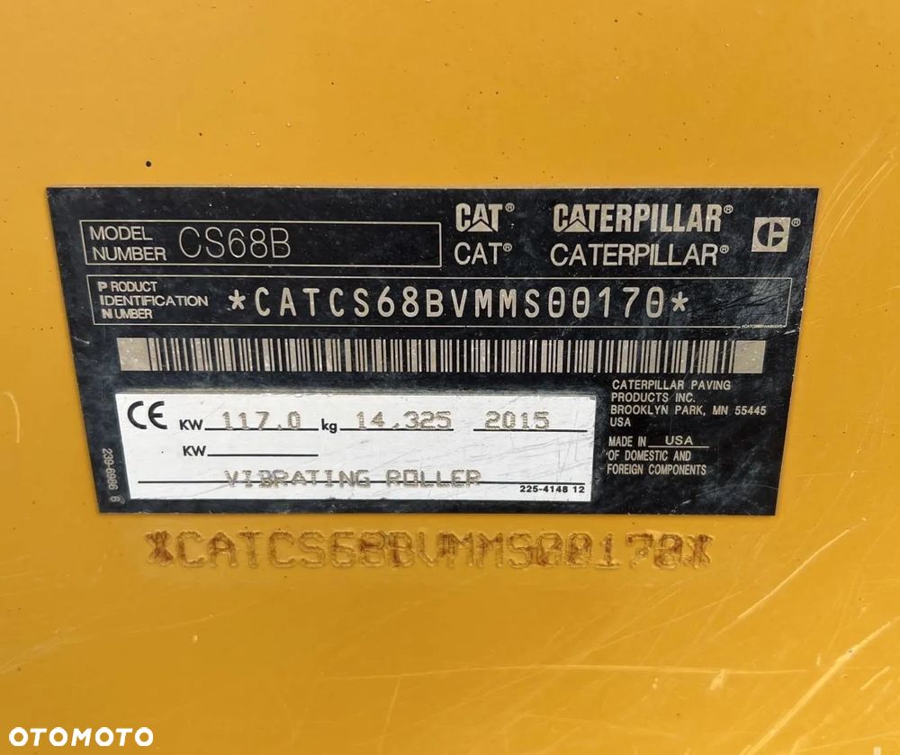 Caterpillar CAT CS68B Walec - 17