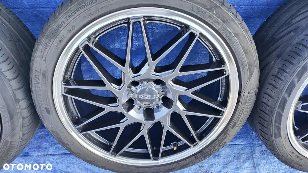 KOŁA FELGI DOTZ TANAKA KBA 53789 JAK NOWE 19'' 5x120 8.5J ET33 72,6mm OPONY 245/40 275/35 UNIROYAL RAINSPORT 5 BMW F30 F31 F35 E90 E91 E92 E93 F32 F33 F36 F10 F11 LEXUS LS460 LS600H - 7