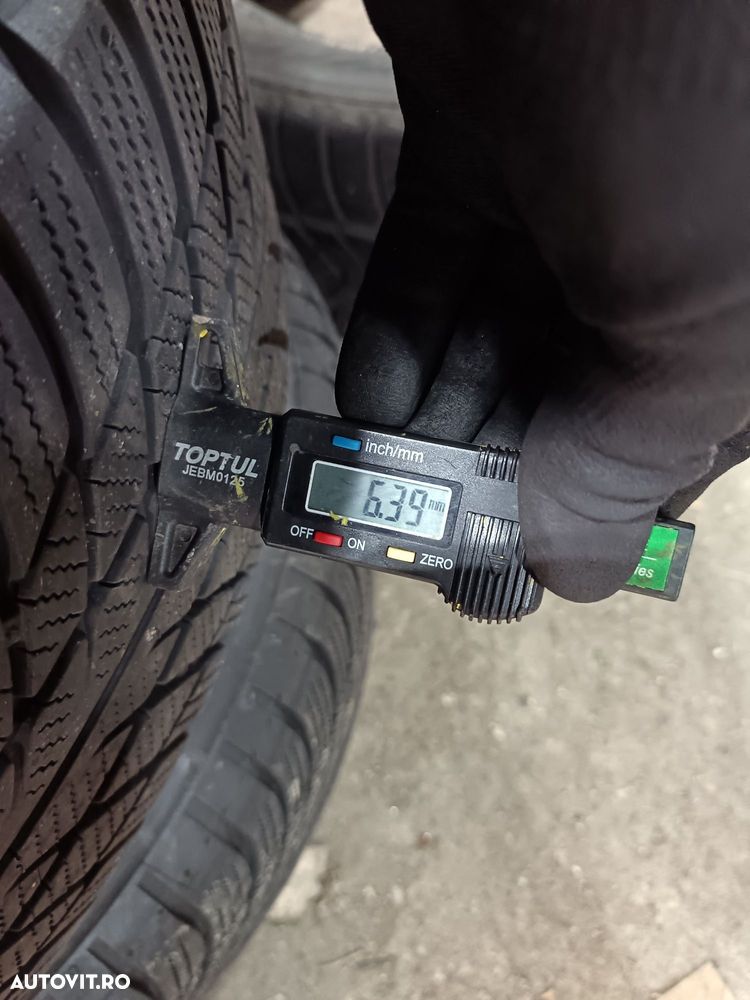 Anvelope MS iarna 225 55 17 bridgestone runflat 2020 și 2021 6.3-7.5mm - 5