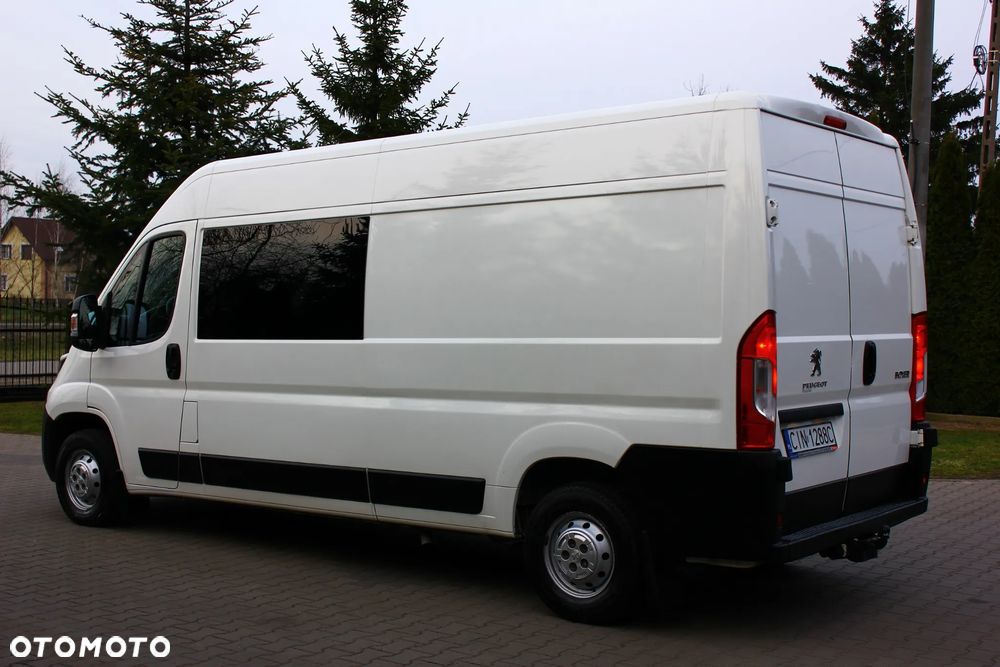 Peugeot BOXER 2.0 HDI 130KM BRYGADÓWKA 7 OSOBOWY +PAKA PEWNE AUTO VF23% - 4