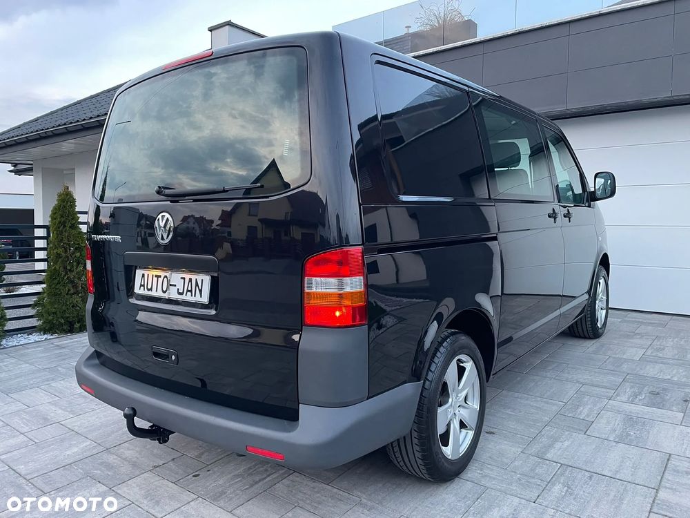 Volkswagen TRANSPORTER T5 1.9TDI Klima Elektryka Tempomat Brygadówka Dubel Kabina 6os Hak Opł - 6