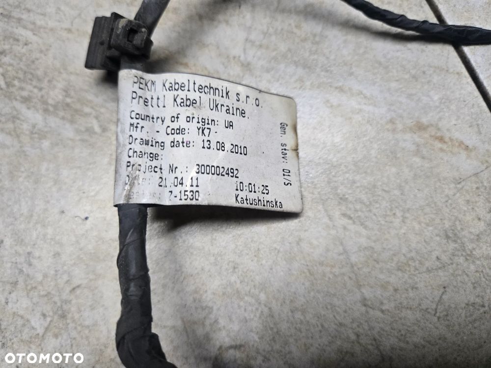 SKODA WIĄZKA CZUJNIKÓW PARKOWANIA PDC PRZÓD 6 CZUJNIKÓW - 3