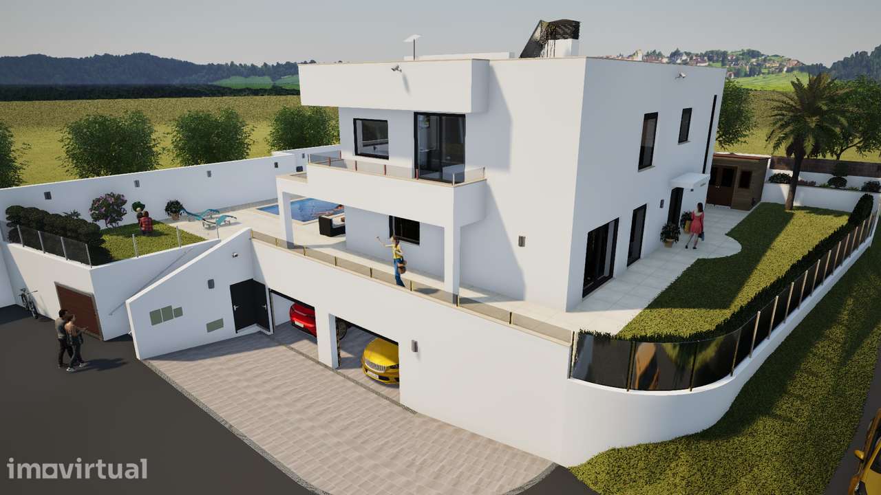Moradia moderna em construção - Grande imagem: 3/10