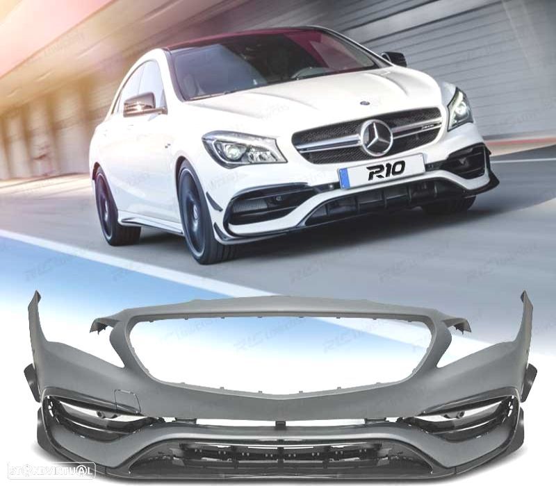 PARACHOQUES FRONTAL MERCEDES CLA C117 17-19 LOOK AMG PDC - 1