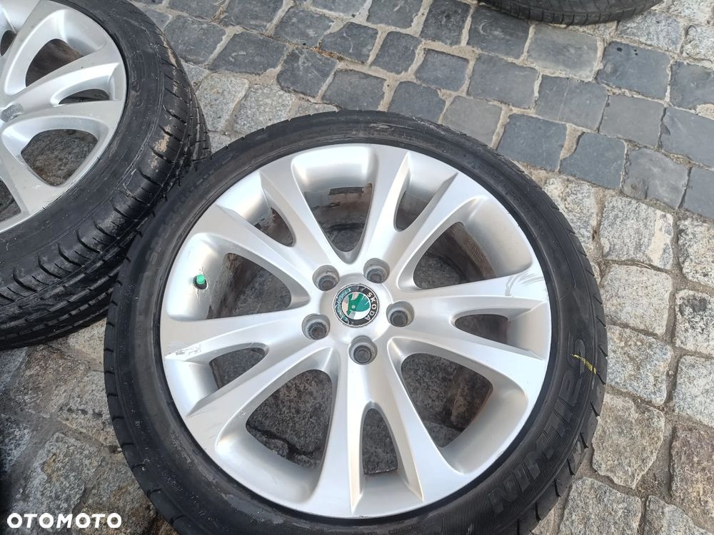 Felgi Aluminiowe 17 Skoda Superb 2 II 5x112 ET49 3T0601025D Koła Seat Audi VW 7,5Jx17H2 - 21