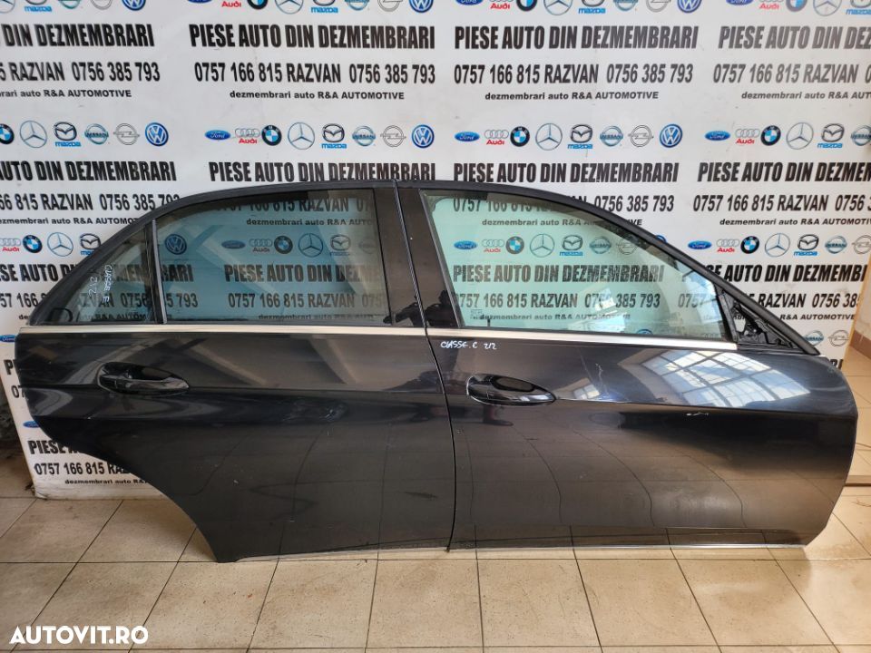 Usa Portiera Dreapta Fata Spate Mercedes E Class W212 Facelift Negre Livram Oriunde - 1