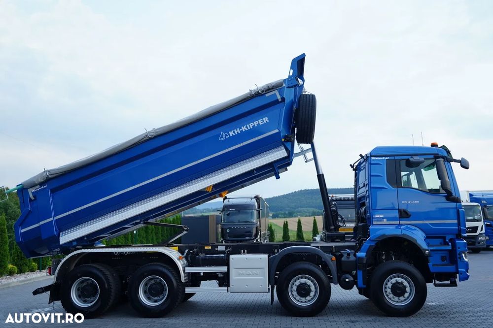 MAN TGS 41.480 / 8X8 / ​​BASCULATOR / BASCULATOR SPATE / KH KIPPER / HARDOX / RICH EQUIPMENT / - 6