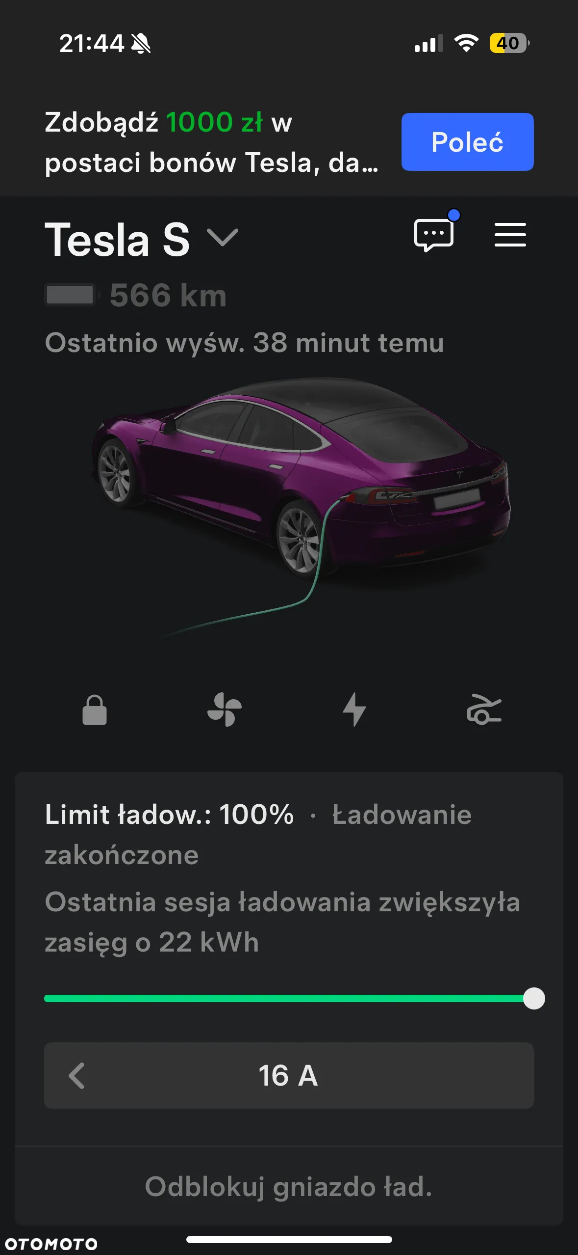 Tesla Model S Maximale Reichweite - 19